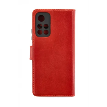Newface Xiaomi Redmi Note 11T Kılıf Trend S Plus Kapaklı Kılıf - Kırmızı
