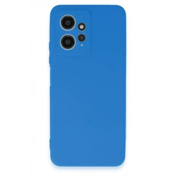 Newface Xiaomi Redmi Note 12 4G Kılıf First Silikon - Mavi
