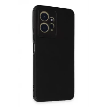 Newface Xiaomi Redmi Note 12 4G Kılıf Loop Deri Silikon - Siyah