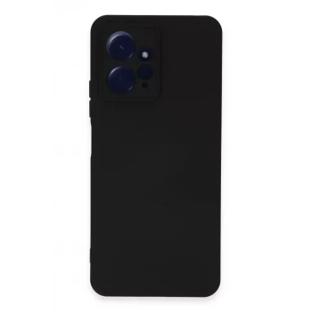 Newface Xiaomi Redmi Note 12 4G Kılıf Nano içi Kadife Silikon - Siyah