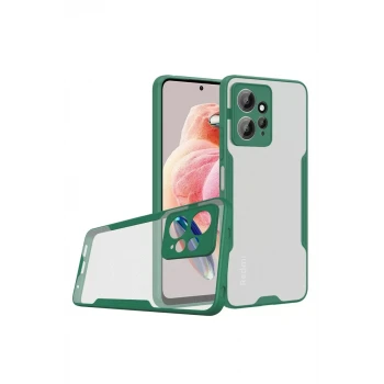 Newface Xiaomi Redmi Note 12 4G Kılıf Platin Silikon - Yeşil