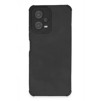 Newface Xiaomi Redmi Note 12 5G Kılıf Loop Deri Silikon - Siyah