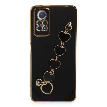 Newface Xiaomi Redmi Note 12 Pro 4G Kılıf Esila Silikon - Siyah