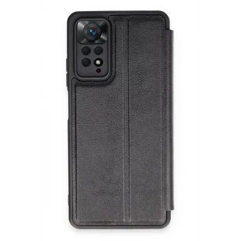 Newface Xiaomi Redmi Note 12 Pro 4G Kılıf Flip Cover - Siyah