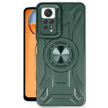 Newface Xiaomi Redmi Note 12 Pro 4G Kılıf Lincoln Silikon - Koyu Yeşil