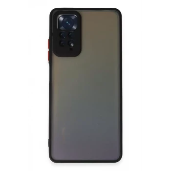 Newface Xiaomi Redmi Note 12 Pro 4G Kılıf Montreal Silikon Kapak - Siyah