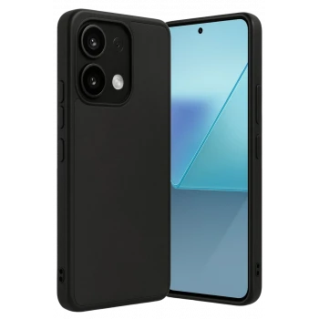 Newface Xiaomi Redmi Note 13 4G Kılıf Aras Deri Kapak - Siyah