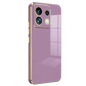 Newface Xiaomi Redmi Note 13 5G Kılıf Volet Silikon - Mor