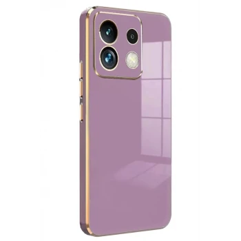 Newface Xiaomi Redmi Note 13 5G Kılıf Volet Silikon - Mor