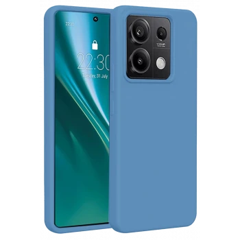 Newface Xiaomi Redmi Note 13 Pro 4G Kılıf First Silikon - Mavi