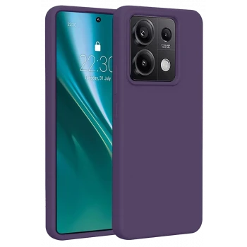 Newface Xiaomi Redmi Note 13 Pro 4G Kılıf First Silikon - Mor