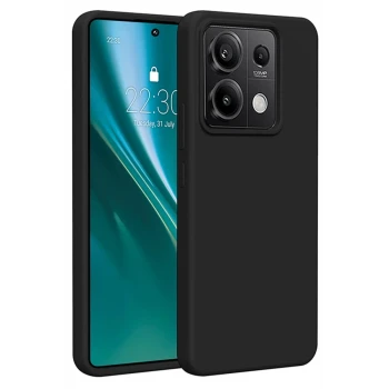 Newface Xiaomi Redmi Note 13 Pro 4G Kılıf First Silikon - Siyah