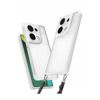 Newface Xiaomi Redmi Note 13 Pro 4G Kılıf Penta Silikon Kılıf - Şeffaf