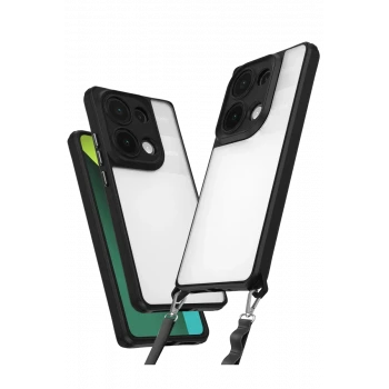 Newface Xiaomi Redmi Note 13 Pro 4G Kılıf Penta Silikon Kılıf - Siyah