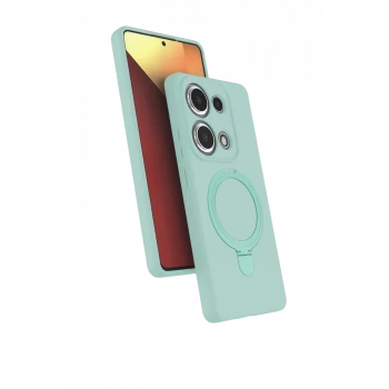 Newface Xiaomi Redmi Note 13 Pro 4G Regal Magsafe Standlı Kapak - Su Yeşili