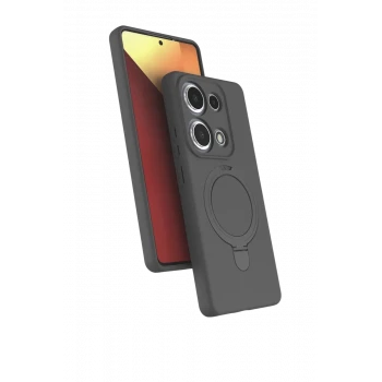 Newface Xiaomi Redmi Note 13 Pro 4G Regal Magsafe Standlı Kapak - Titan Gri