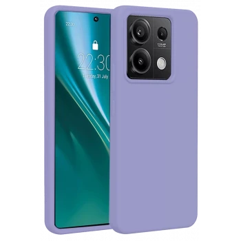 Newface Xiaomi Redmi Note 13 Pro 5G Kılıf First Silikon - Lila
