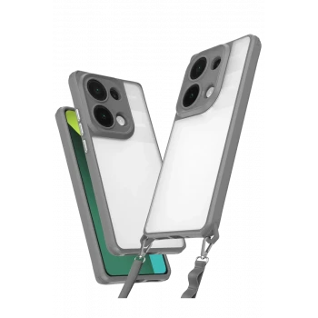 Newface Xiaomi Redmi Note 13 Pro 5G Kılıf Penta Silikon Kılıf - Titan Gri