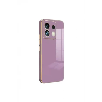 Newface Xiaomi Redmi Note 13 Pro 5G Kılıf Volet Silikon - Mor