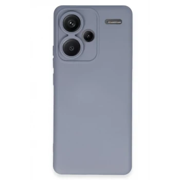 Newface Xiaomi Redmi Note 13 Pro Plus Kılıf Nano içi Kadife Silikon - Gri