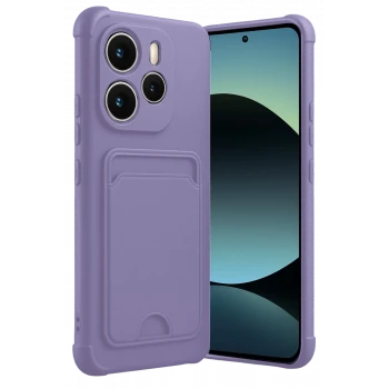 Newface Xiaomi Redmi Note 14 4G Kelvin Kartvizitli Silikon - Lila