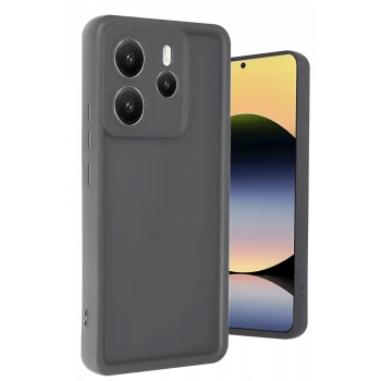Newface Xiaomi Redmi Note 14 4G Kılıf Viera Silikon - Gri