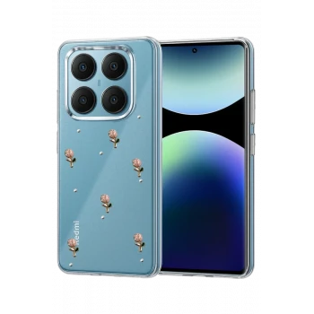Newface Xiaomi Redmi Note 14 Pro 4G Fiyonk Desenli Kapak - Desen 6