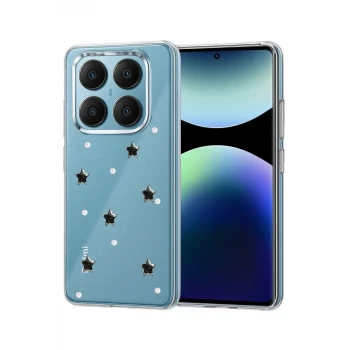 Newface Xiaomi Redmi Note 14 Pro 4G Fiyonk Desenli Kapak - Desen 7