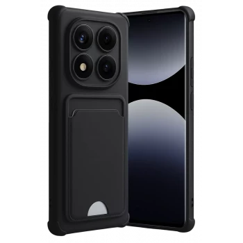 Newface Xiaomi Redmi Note 14 Pro 4G Kelvin Kartvizitli Silikon - Siyah