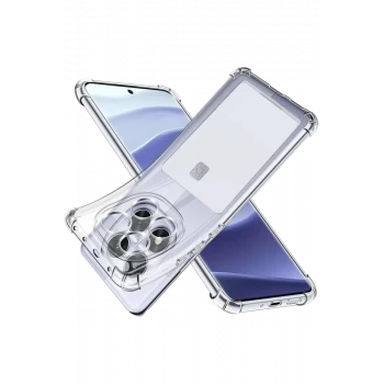 Newface Xiaomi Redmi Note 14 Pro 4G Kılıf Kart Şeffaf Silikon - Şeffaf