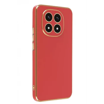 Newface Xiaomi Redmi Note 14 Pro 4G Kılıf Volet Silikon - Kırmızı