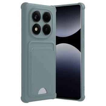 Newface Xiaomi Redmi Note 14 Pro 5G Kelvin Kartvizitli Silikon - Açık Yeşil