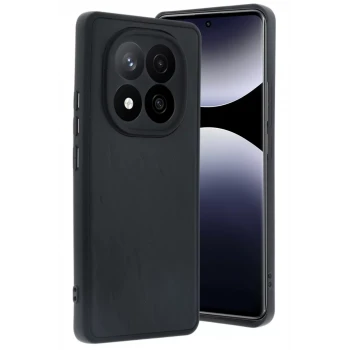 Newface Xiaomi Redmi Note 14 Pro 5G Kılıf Aras Deri Kapak - Siyah