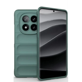 Newface Xiaomi Redmi Note 14 Pro 5G Kılıf Optimum Silikon - Koyu Yeşil