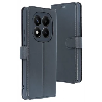 Newface Xiaomi Redmi Note 14 Pro 5G Kılıf Trend S Plus Kapaklı Kılıf - Siyah
