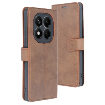 Newface Xiaomi Redmi Note 14 Pro 5G Kılıf Trend S Plus Kapaklı Kılıf - Taba