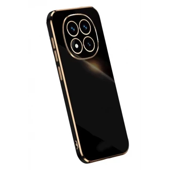 Newface Xiaomi Redmi Note 14 Pro 5G Kılıf Volet Silikon - Siyah