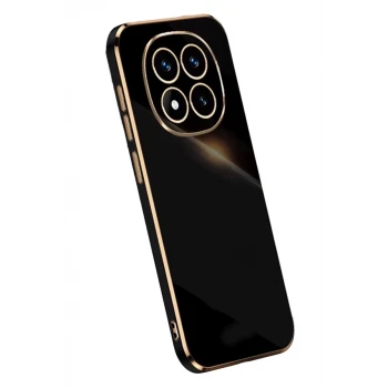 Newface Xiaomi Redmi Note 14 Pro 5G Kılıf Volet Silikon - Siyah