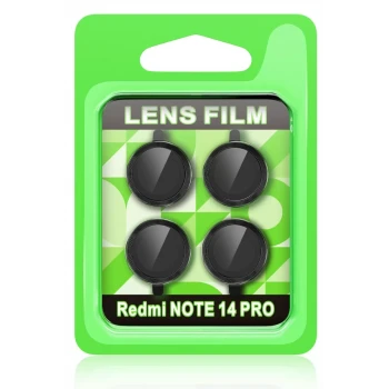 Newface Xiaomi Redmi Note 14 Pro 5G Raze Metal Kamera Lens - Siyah