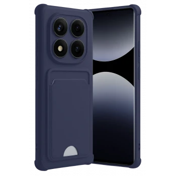 Newface Xiaomi Redmi Note 14 Pro Plus Kelvin Kartvizitli Silikon - Lacivert