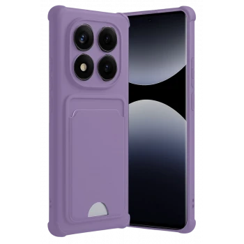 Newface Xiaomi Redmi Note 14 Pro Plus Kelvin Kartvizitli Silikon - Lila