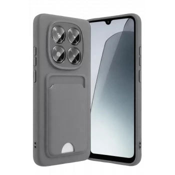 Newface Xiaomi Redmi Note 15 4G Kelvin Kartvizitli Silikon - Gri