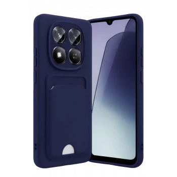 Newface Xiaomi Redmi Note 15 4G Kelvin Kartvizitli Silikon - Lacivert