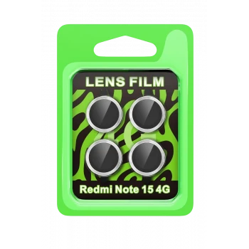 Newface Xiaomi Redmi Note 15 4G Raze Metal Kamera Lens - Gümüş