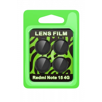 Newface Xiaomi Redmi Note 15 4G Raze Metal Kamera Lens - Siyah