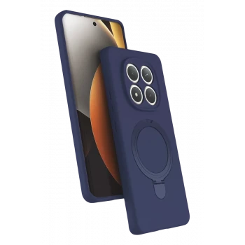 Newface Xiaomi Redmi Note 15 4G Regal Magsafe Standlı Kapak - Lacivert