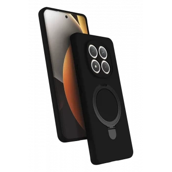 Newface Xiaomi Redmi Note 15 4G Regal Magsafe Standlı Kapak - Siyah