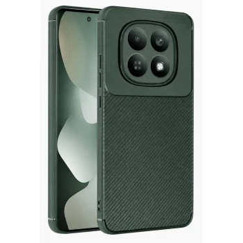 Newface Xiaomi Redmi Note 15 Pro 4G Auto Focus Karbon Kapak - Koyu Yeşil