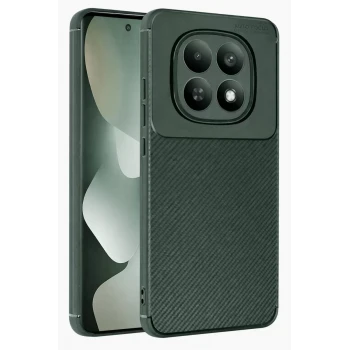 Newface Xiaomi Redmi Note 15 Pro 4G Auto Focus Karbon Kapak - Koyu Yeşil