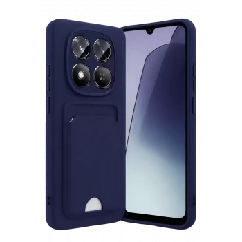 Newface Xiaomi Redmi Note 15 Pro 4G Kelvin Kartvizitli Silikon - Lacivert